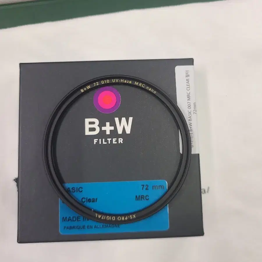 bw nano필터72mm 판매해요