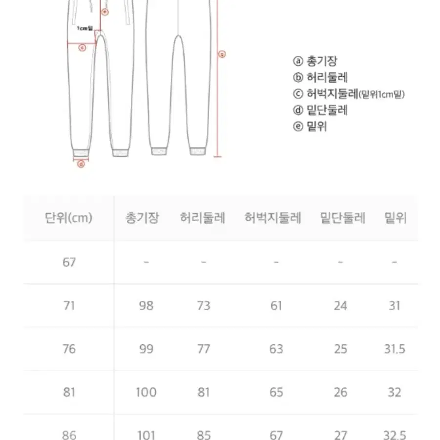 네셔널지오그래픽 조거팬츠