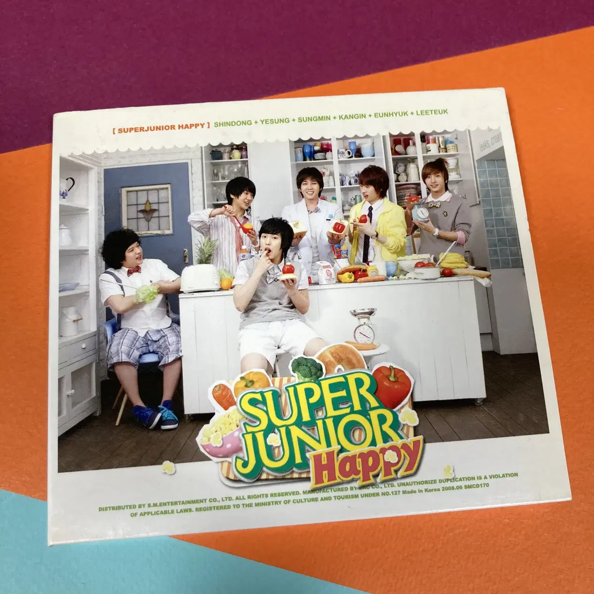 [중고음반/CD] 슈퍼주니어 해피 미니앨범 - 쿠킹 쿠킹