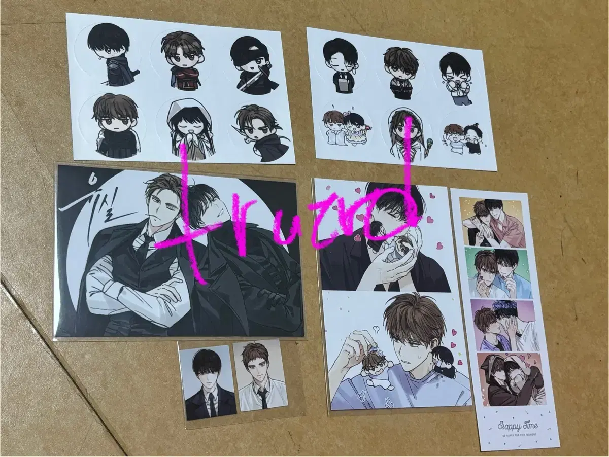 Hehe Nim Yusil Goods (sticker double-sided postcard Necut Photo Certificate) price reduced