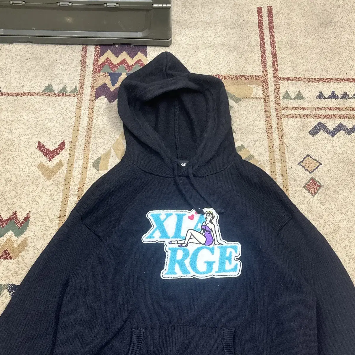 XLARGE 니트후드