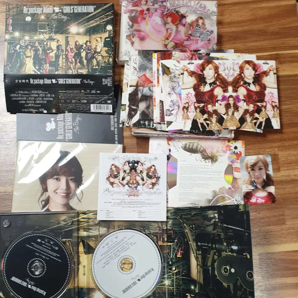 소녀시대 The Boys & 태티서 1집 미니 - CD+DVD&CD사진첩