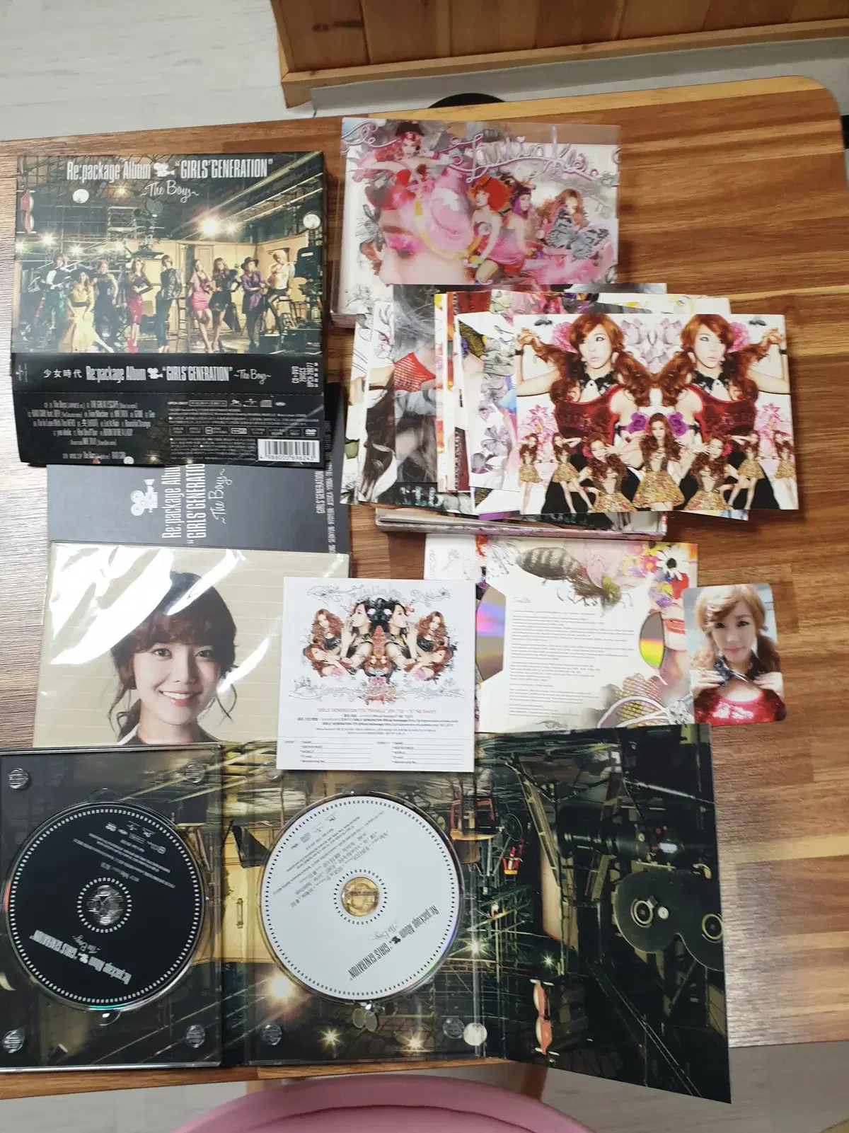 소녀시대 The Boys & 태티서 1집 미니 - CD+DVD&CD사진첩