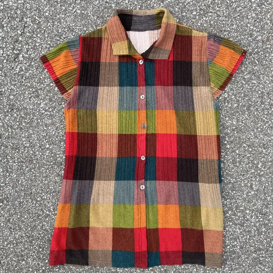 Tomatoma Color  block Shirt