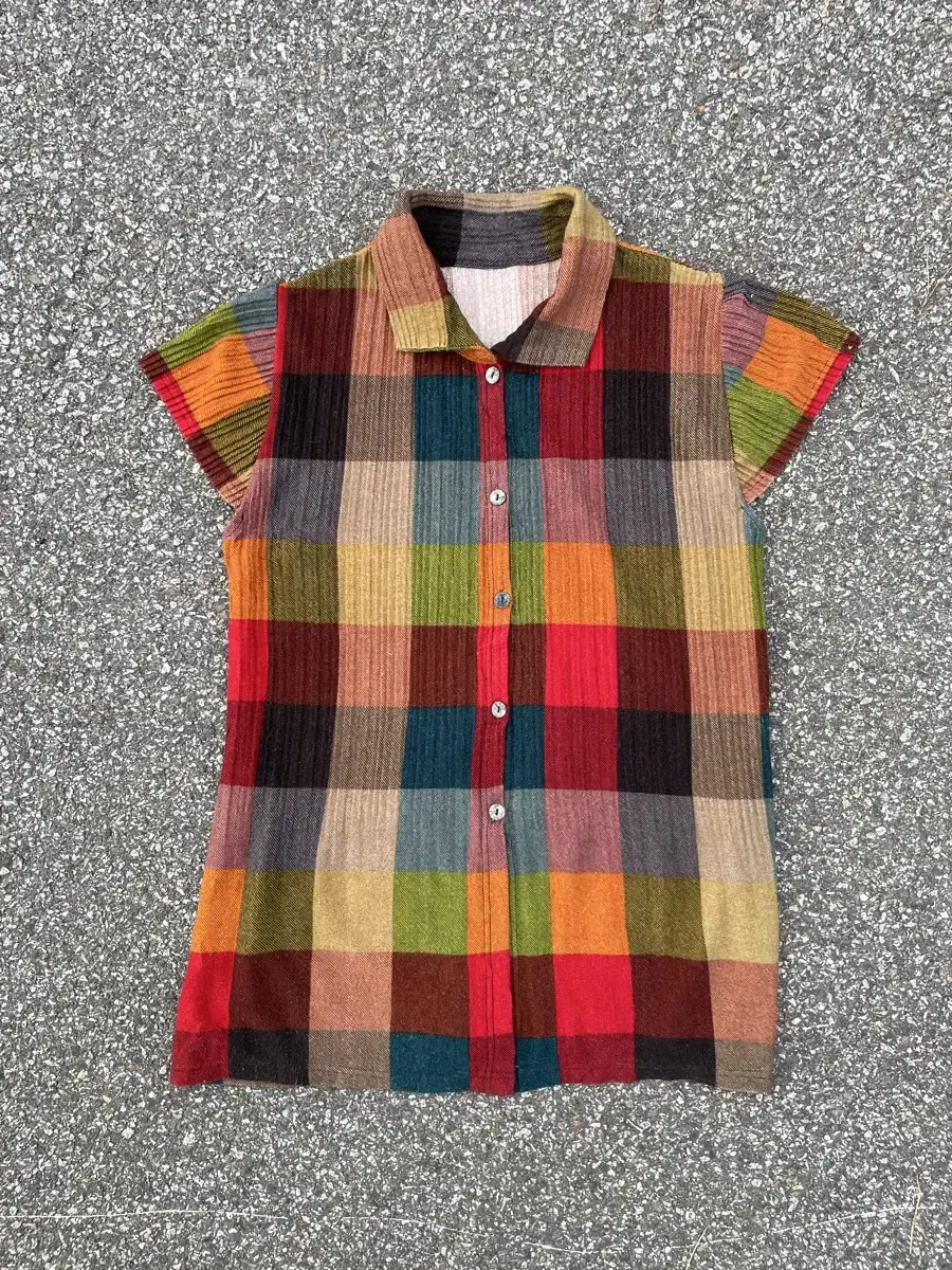 Tomatoma Color  block Shirt