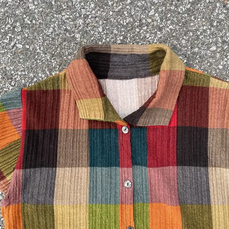 Tomatoma Color  block Shirt