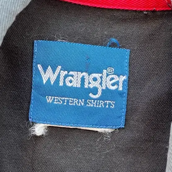 렝글러 빈티지 자수 웨스턴셔츠 Wrangler