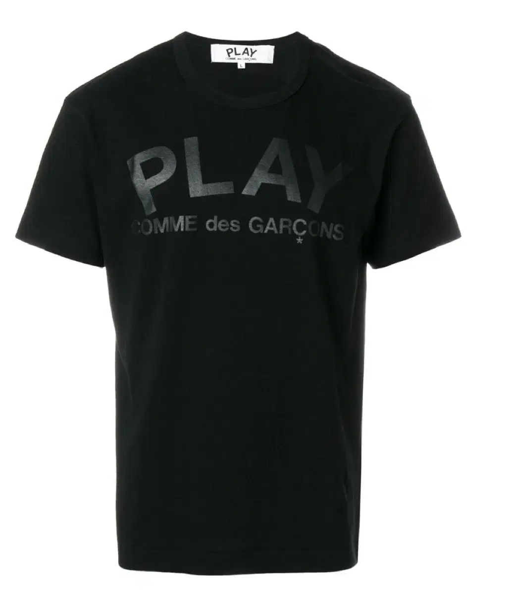 꼼데가르송 PLAY 반팔 티셔츠 p1t1188 black XXL