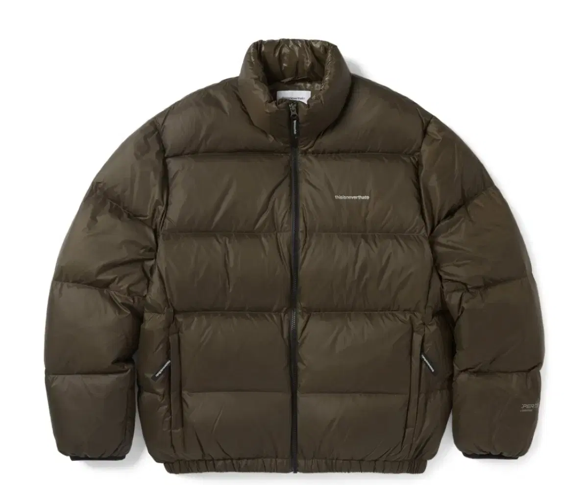 디스이즈네버댓 PERTEX T Down Jacket Brown - xl