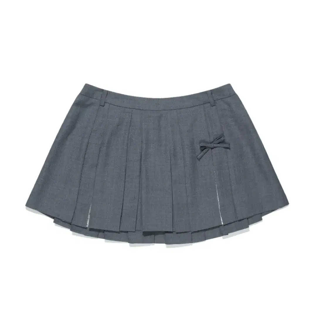 구해요) Pehrt  Lace Pleats Mini Skirt(Grey)