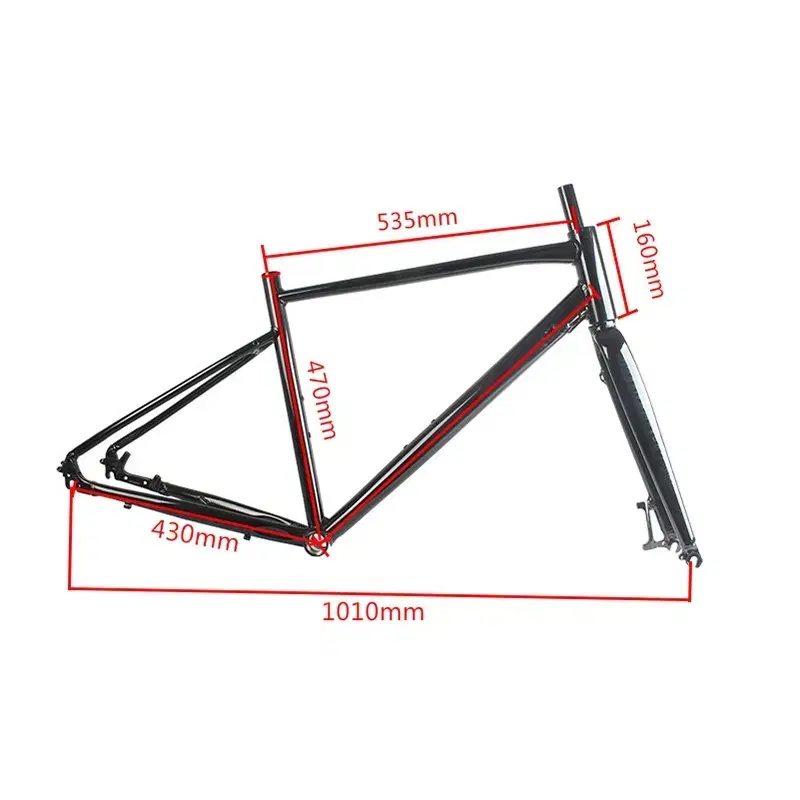 오프로드 자전거 자갈 알루미늄 합금 프레임 MTB 포크