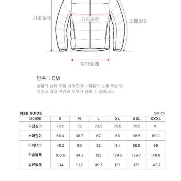 노스페이스  1992 눕시 구스다운 자켓