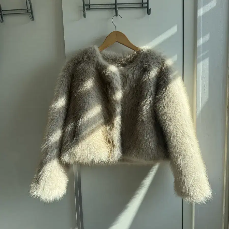 르플레인 뮤즈 퍼자켓 새상품 Leplein Muse Fur Jacket