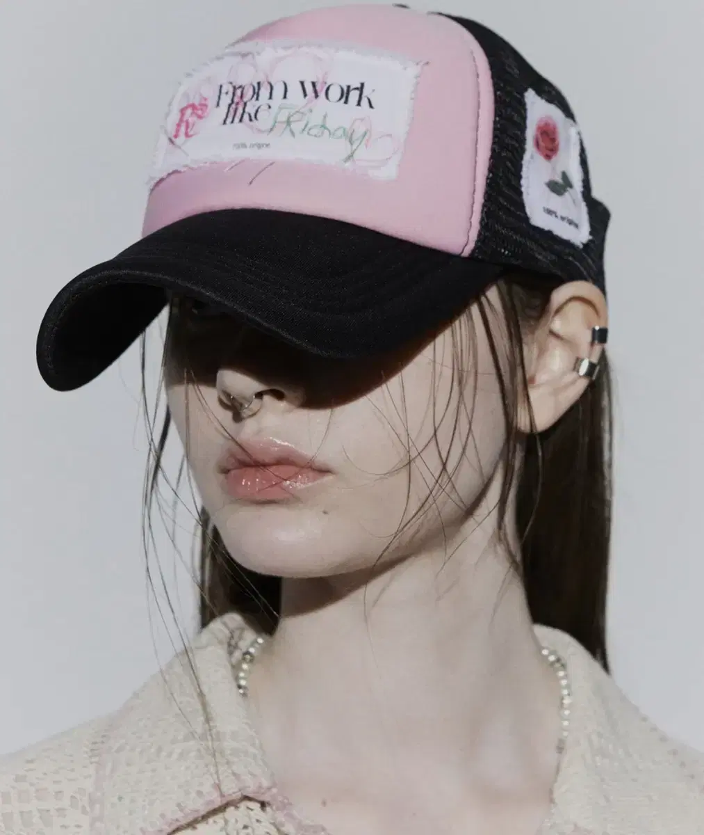 RSSC ROSE MESH TRUCKER CAP