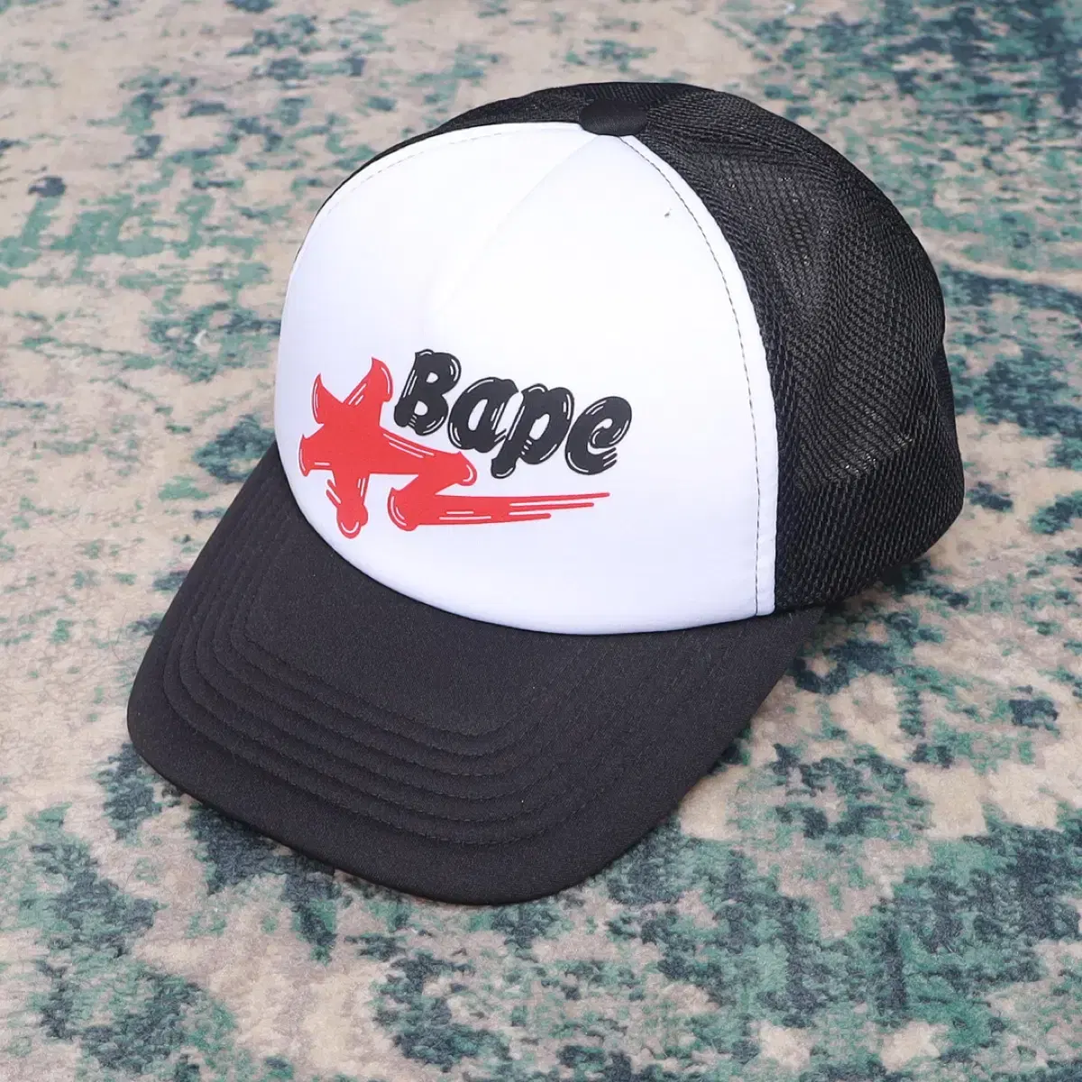 Bape 베이프 24SS 썸머팩 메쉬캡 블랙