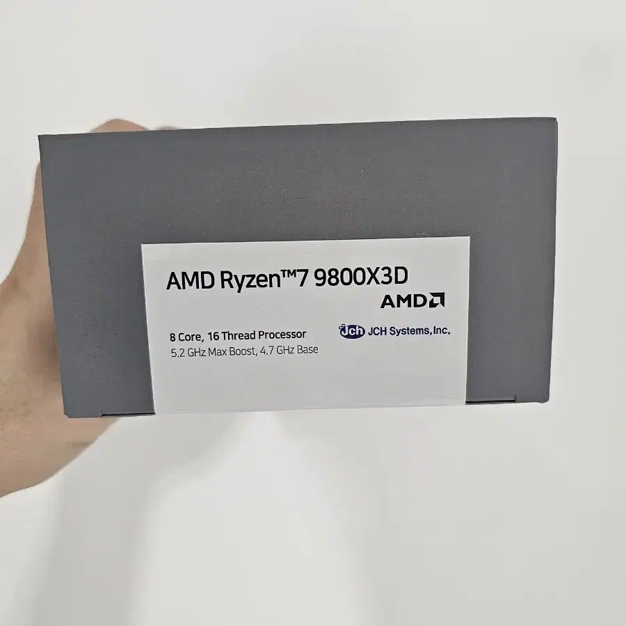 라이젠 amd 9800x3d 미개봉 판매합니다.