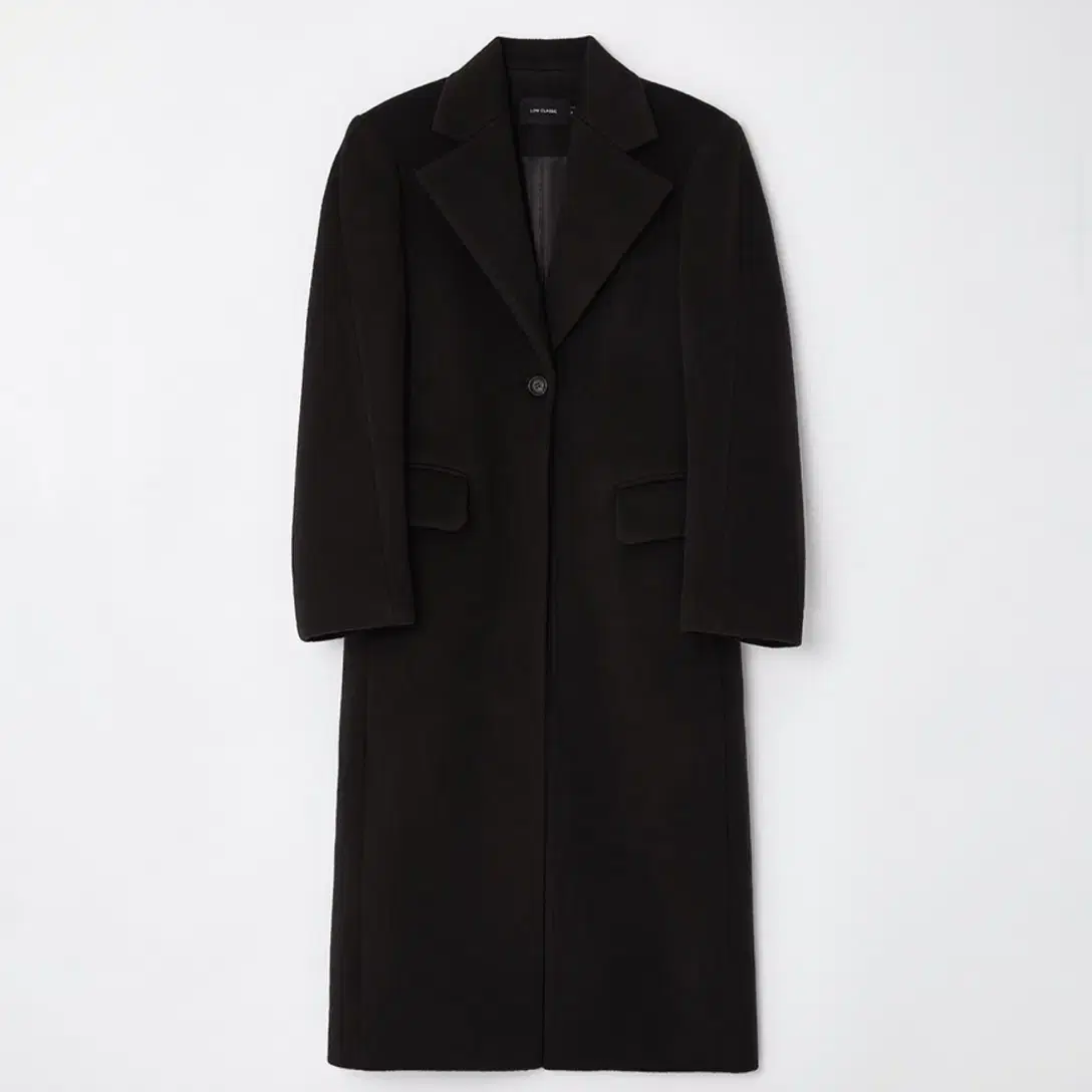 로우클래식 CURVE SLEEVE COAT - DARK BROWN