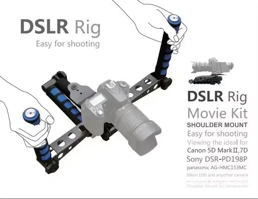 DSLR Rig-영화 키트 숄더 마운트 홀더, 쉬운 촬영 카메라, 짐벌,