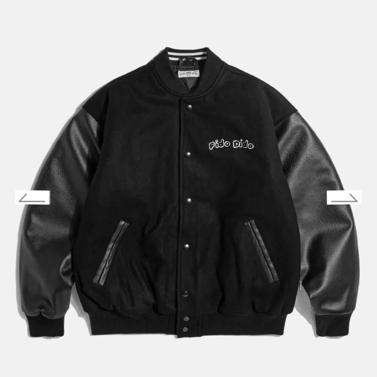 [에스피오나지] FD Standard Varsity Jacket Blac