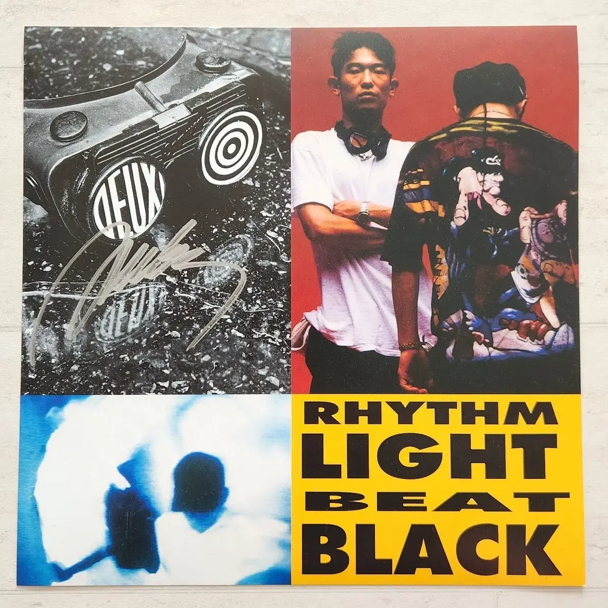 듀스 Rhythm Light Beat Black 바이닐 사인반 미개봉