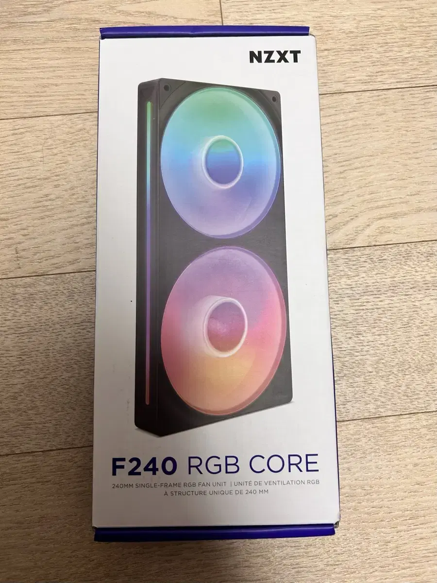 nzxt f240 rgb core 미개봉 (2개 보유)