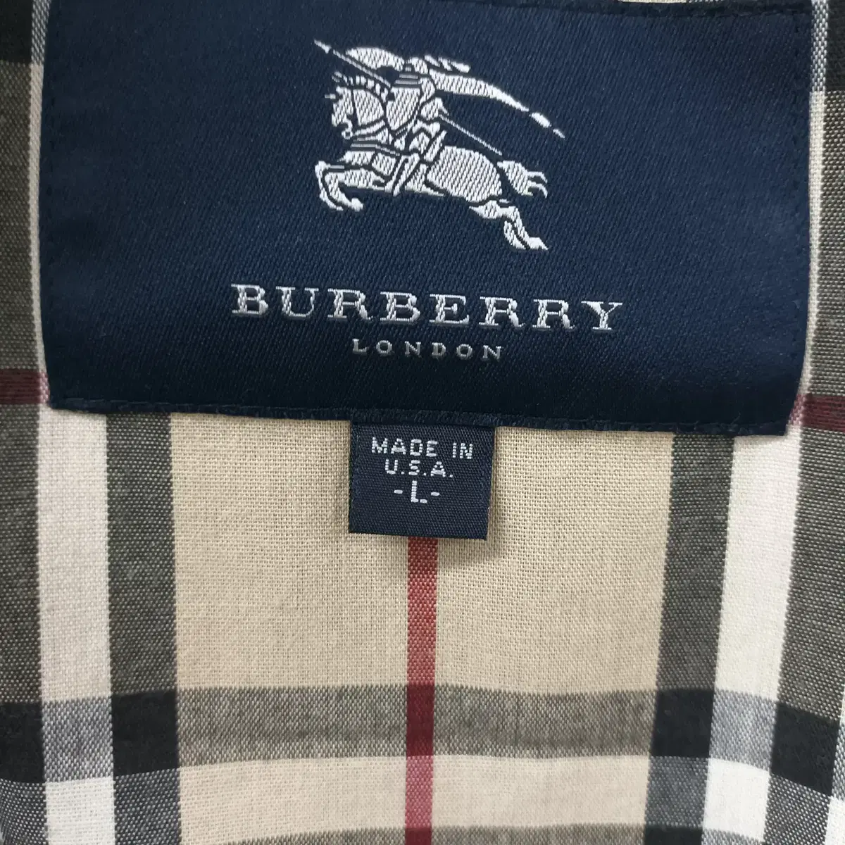 [정품] BURBERRY 버버리 남자 바람막이 점퍼 (남110)