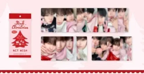 U,Jaehee,Ryo)NCT Wish Pink Christmas Buncheol