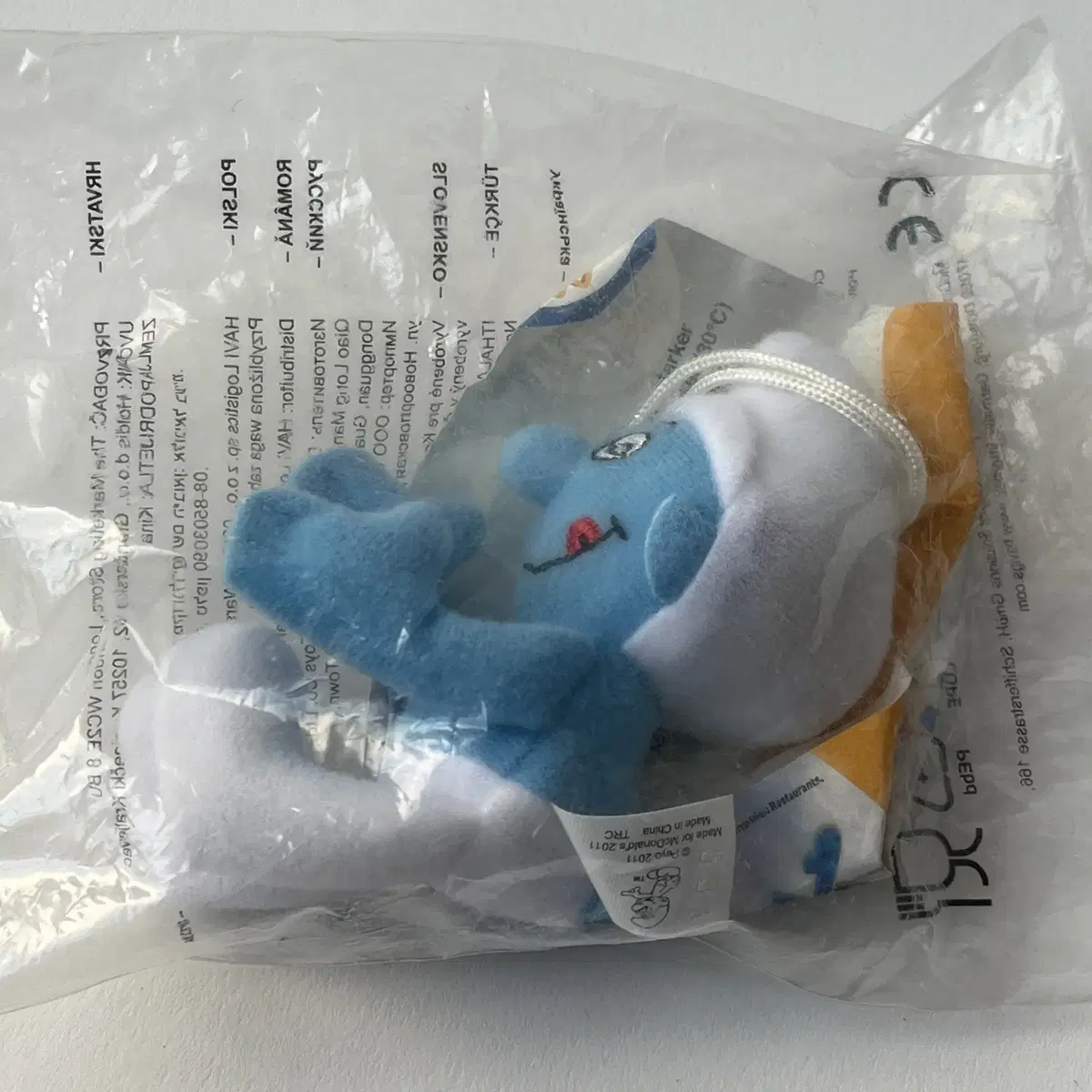 2011 McDonalds " Smurf " Keyring 해피밀