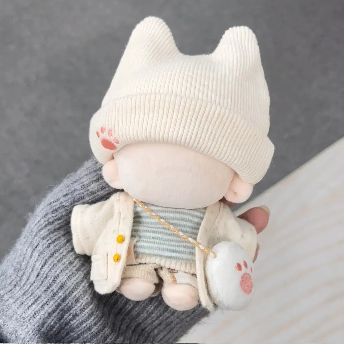 10cm 인형옷 민트우유캣