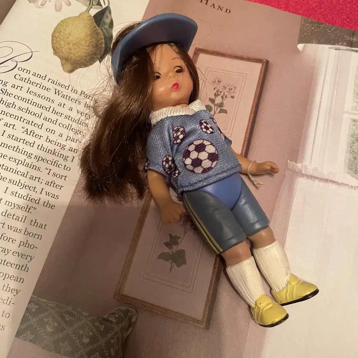 Soccer Girl Vintage Doll