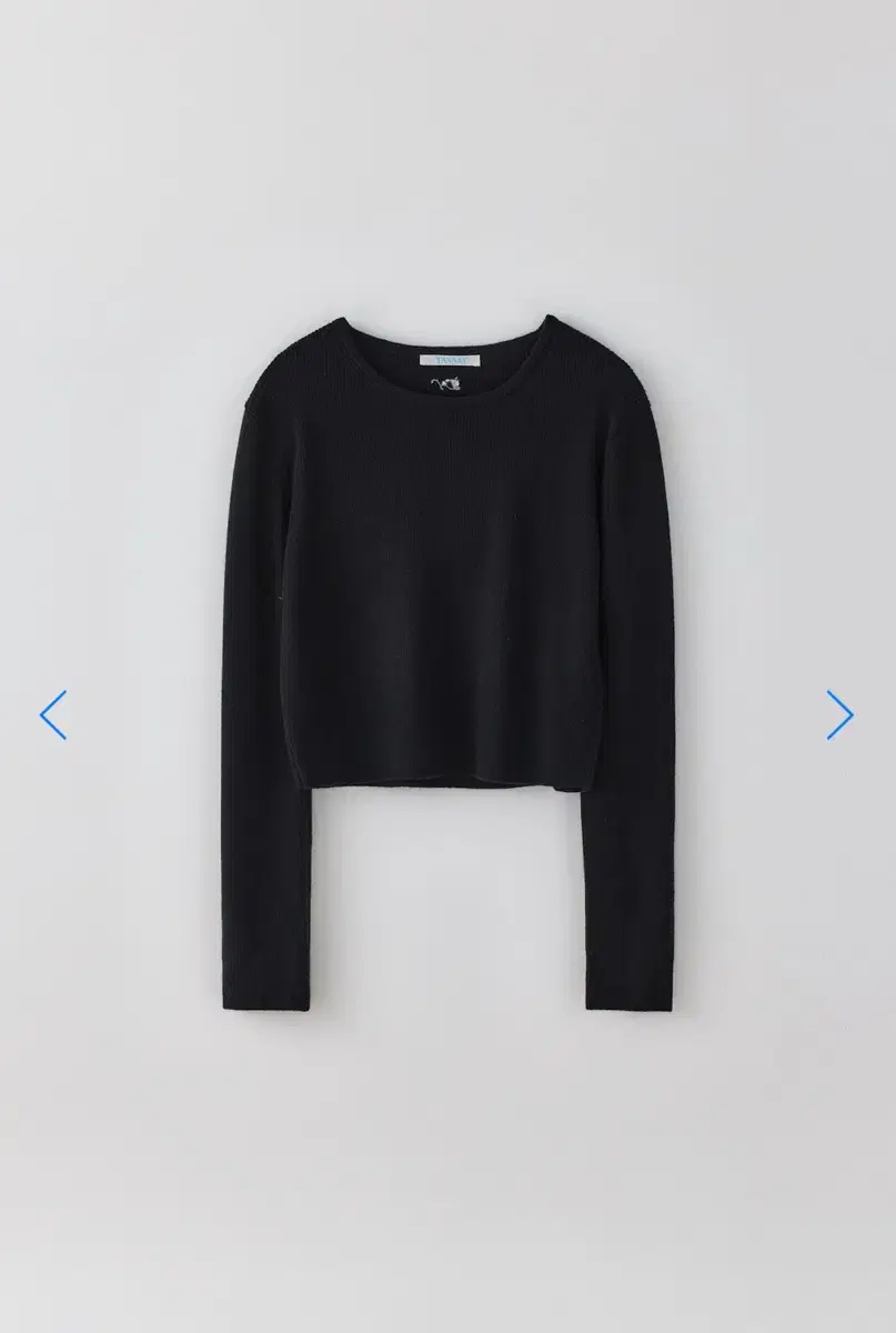 (새상품)타낫 Forsh rib knit pullover(black)