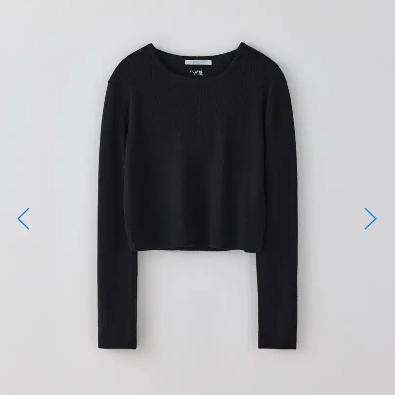 (새상품)타낫 Forsh rib knit pullover(black)