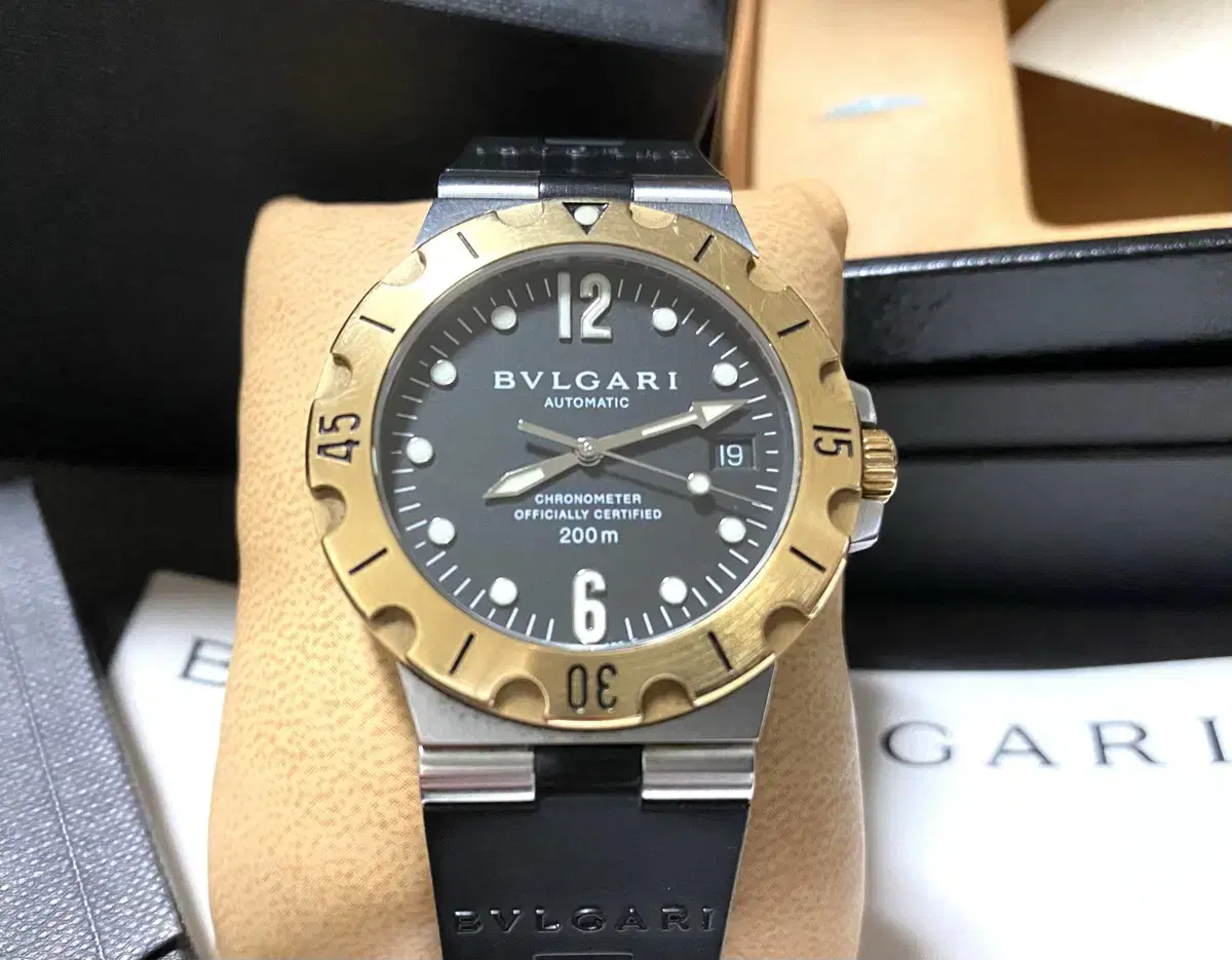 불가리 디아고노 스쿠버 SD38SG 18k 콤비 38mm 오토메틱