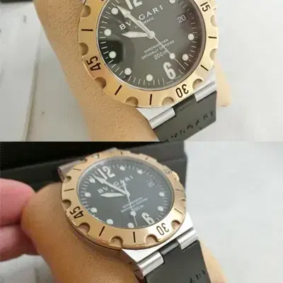 불가리 디아고노 스쿠버 SD38SG 18k 콤비 38mm 오토메틱