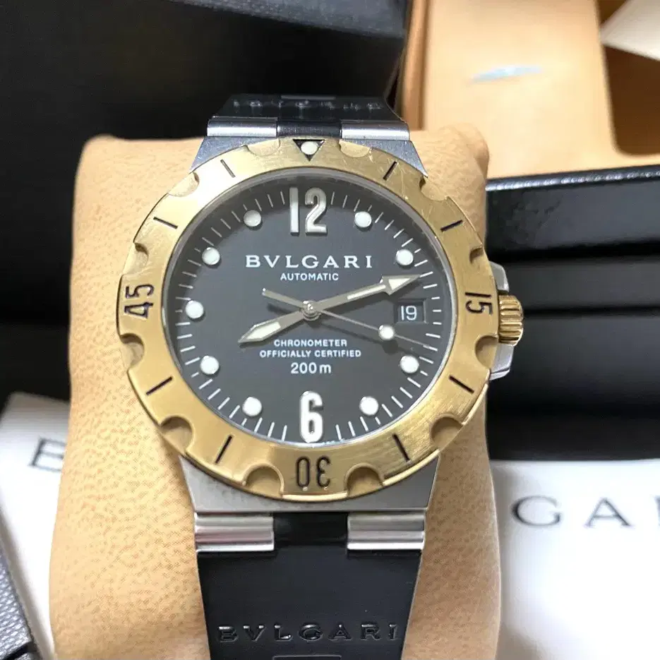 불가리 디아고노 스쿠버 SD38SG 18k 콤비 38mm 오토메틱