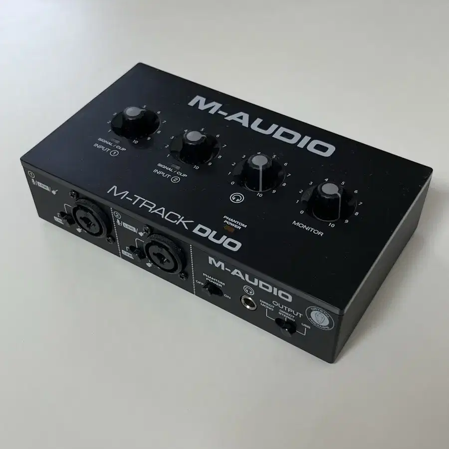 M-audio M-track duo 팝니다.