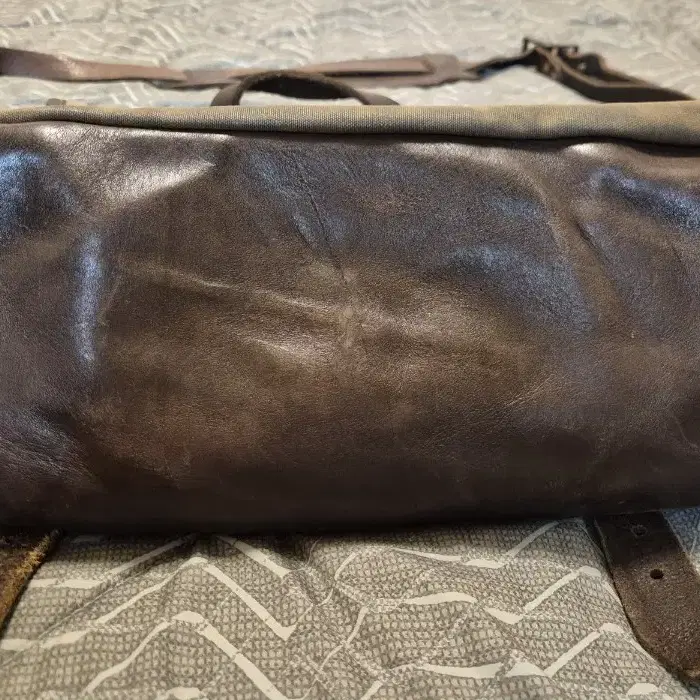 RRL Distressed leather 메신저백 더블알엘 가방