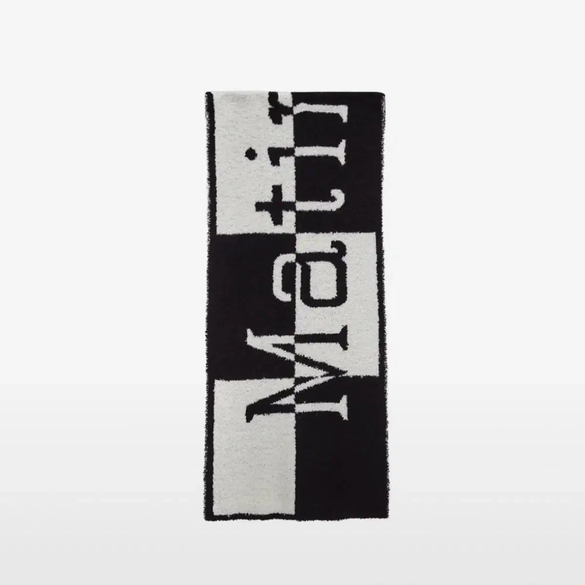 마뗑킴 목도리 머플러 LOGO CHECKBOARD MUFFLER IN I