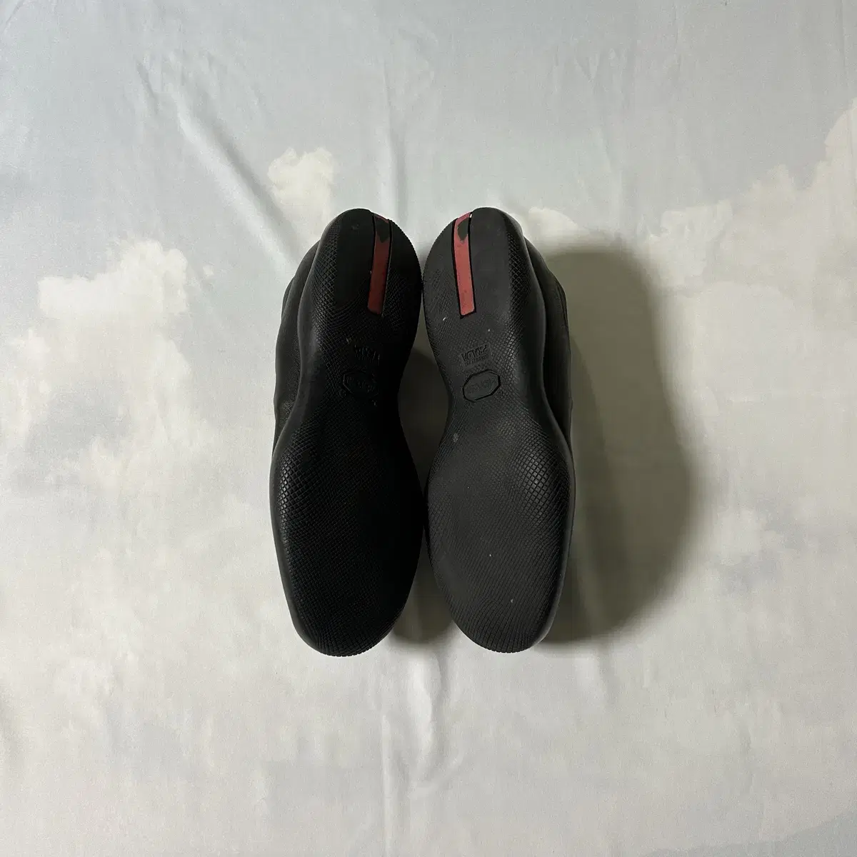 Prada nappa toggle slipon loafers