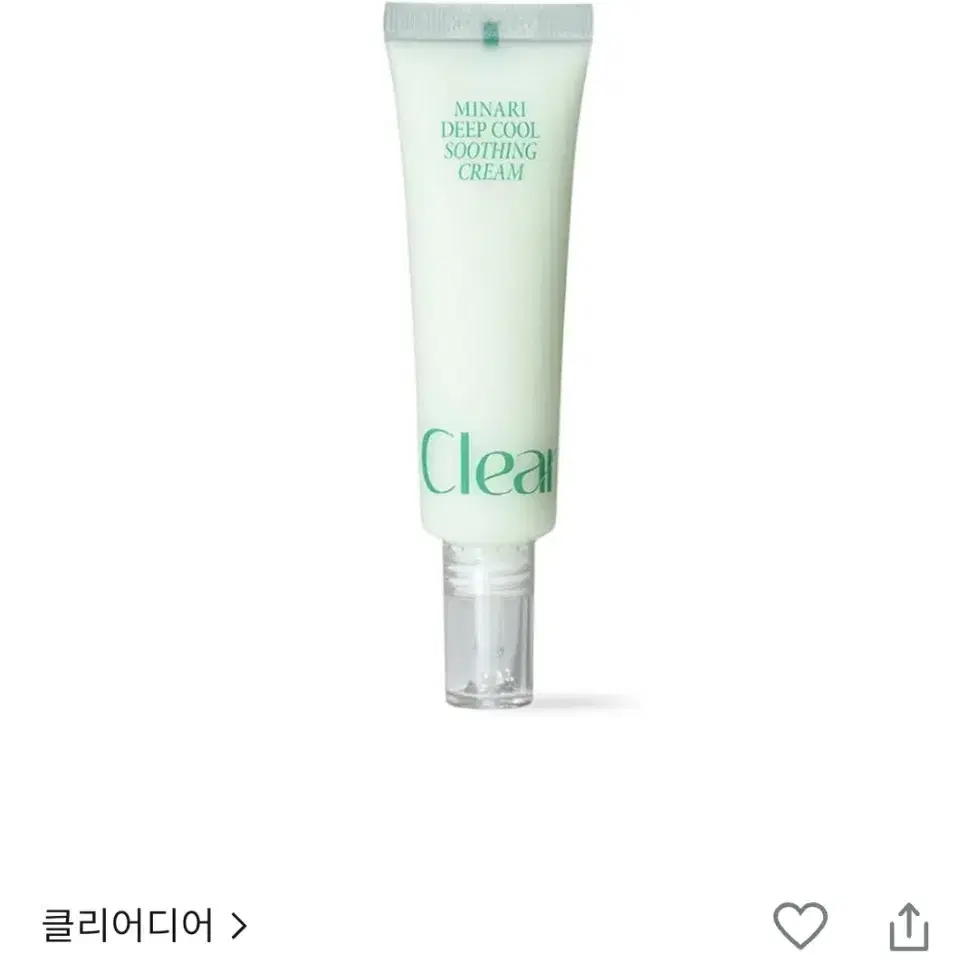 [새상품] 클리어디어 미나리 딥 쿨 수딩 크림 30ml