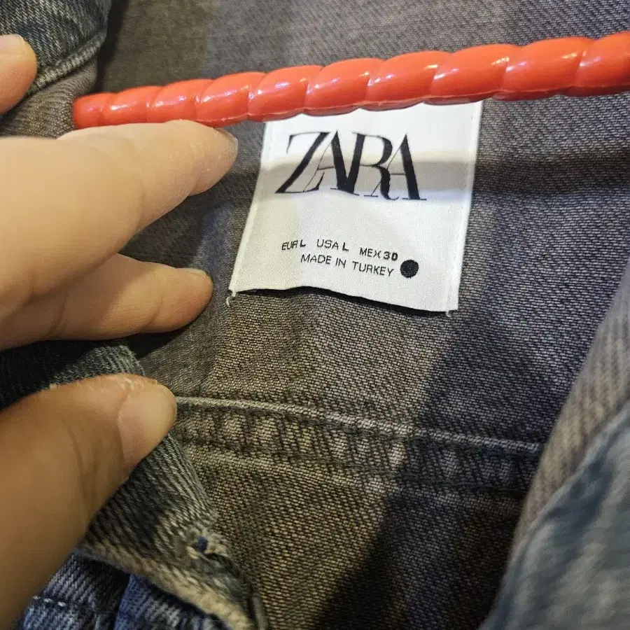 자라 zara 흑청 롱 원피스자켓