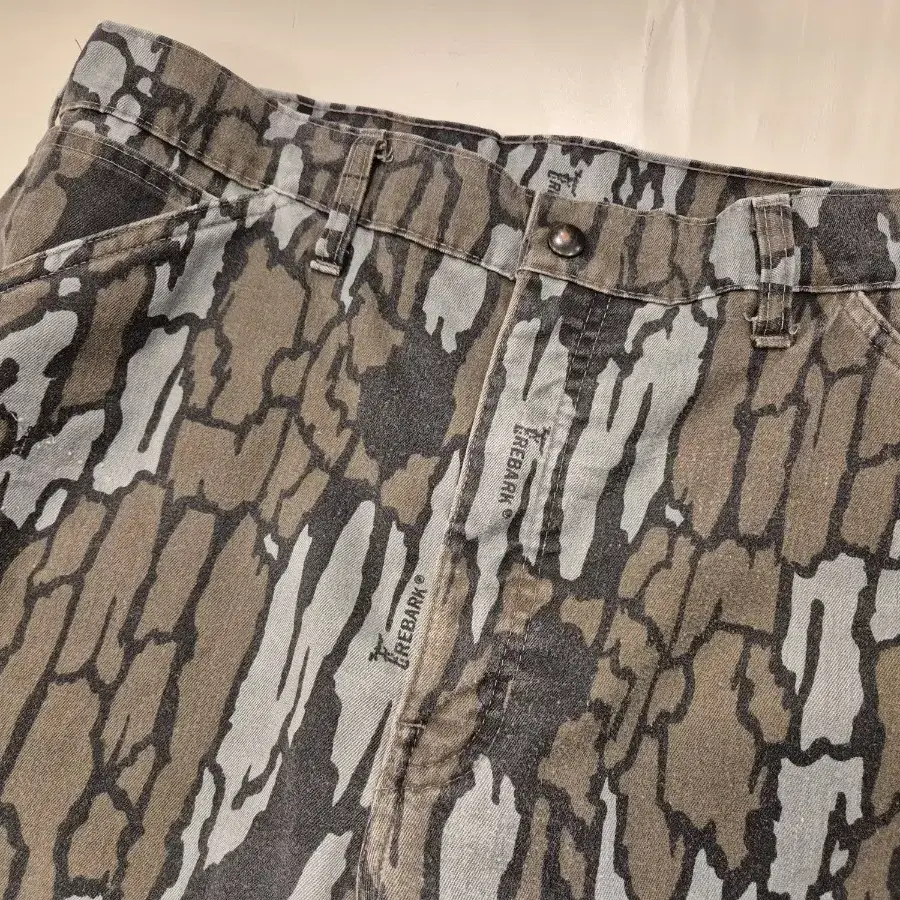 34>90s Duxbak Trebark camo 패디드 팬츠