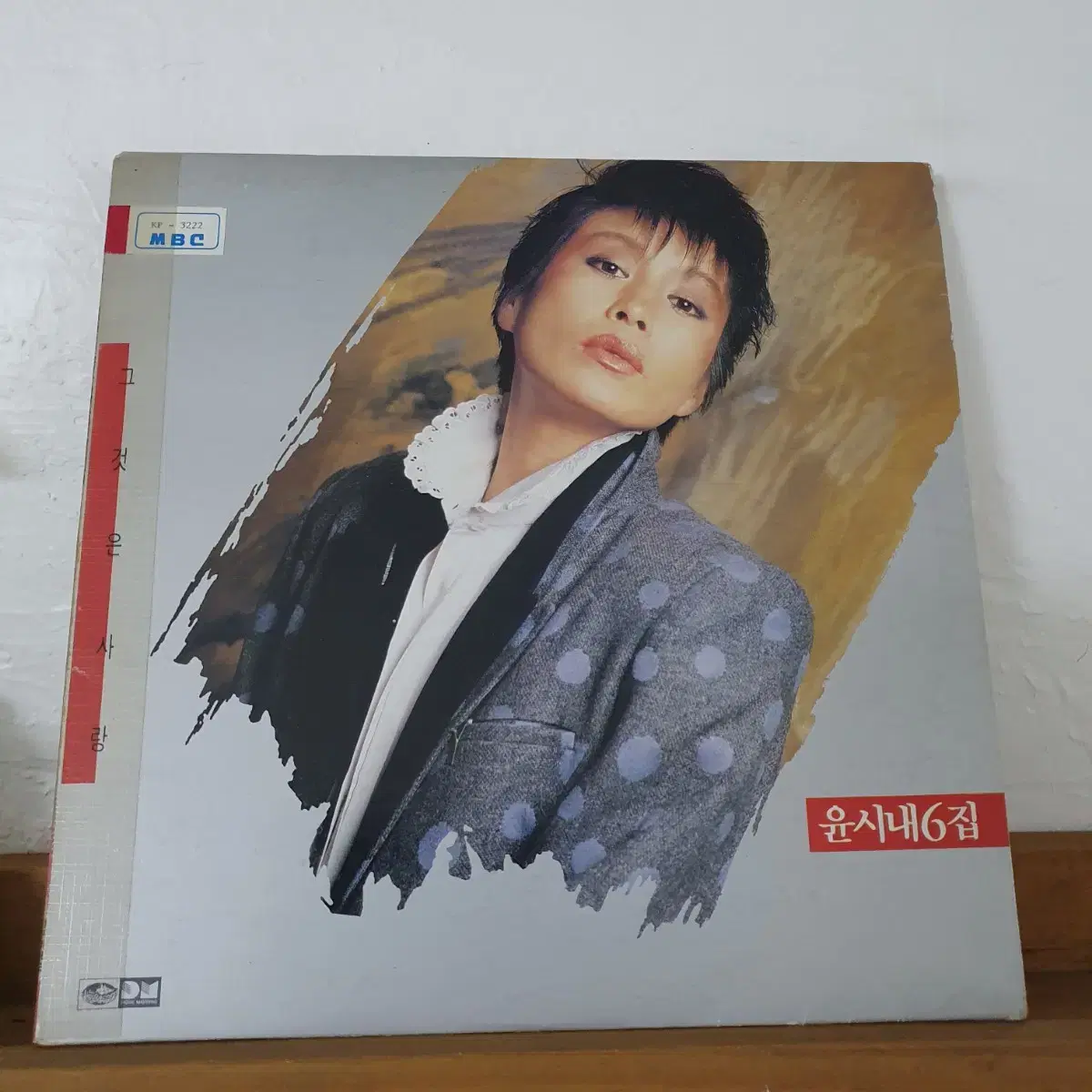 윤시내6집 LP 1988  프로모션홍보용 비매음반  귀한음반