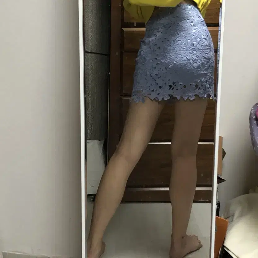 Lightblue mini skirt 55