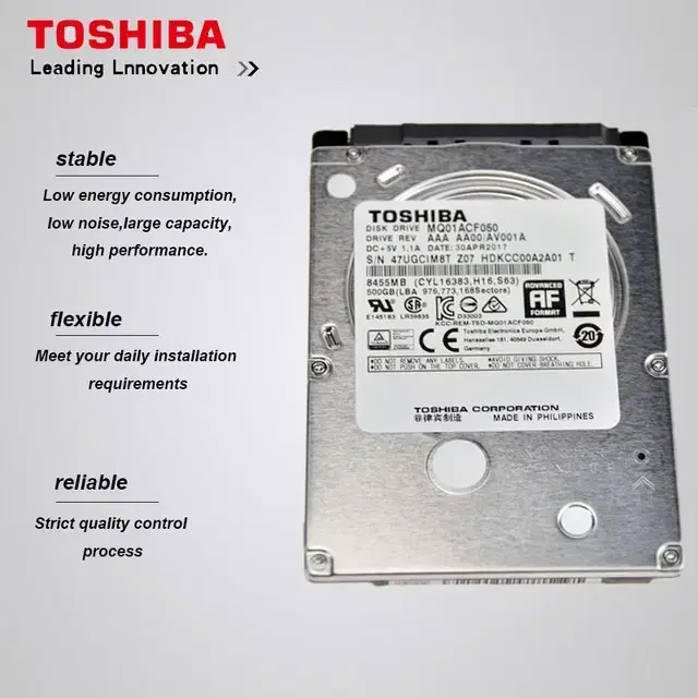 도시바 [TOSHIBA] 500GB MQ01ABF050 메인보드