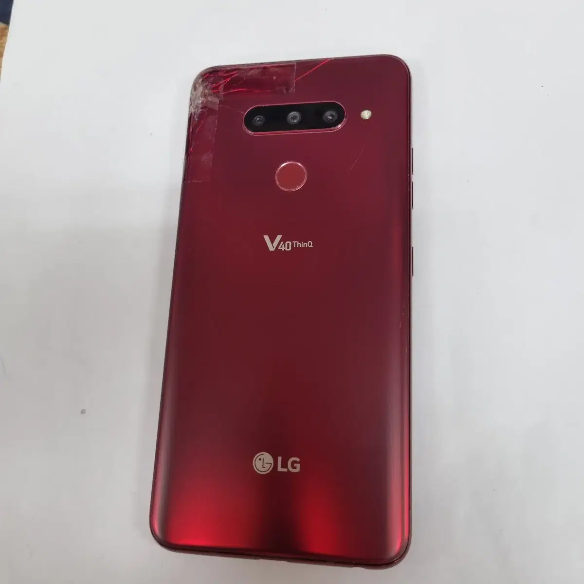 198451 LG V40 128 레드 KT 중고폰 배달폰 게임폰 네비폰