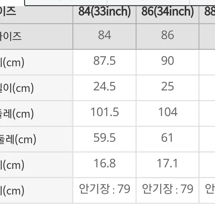 (균일가) 스파오 슬림 스트레이트 34 35