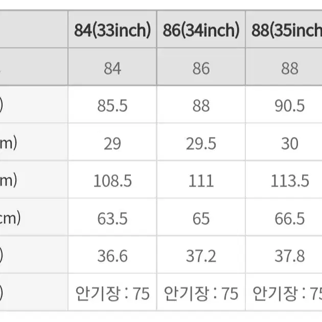 (균일가) 스파오 슬림 스트레이트 34 35