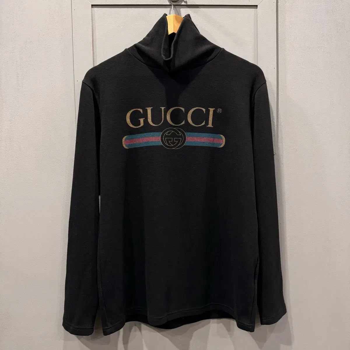 XL GUCCI 구찌 폴라넥 롱 슬리브 긴팔 티셔츠