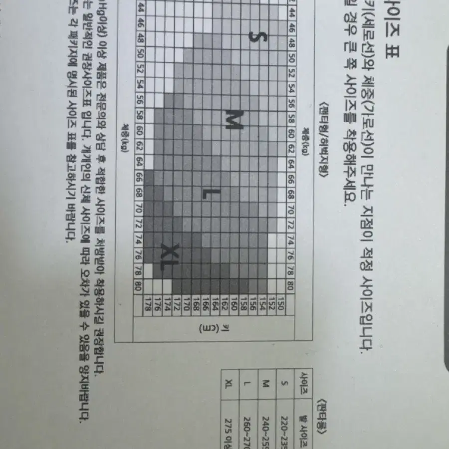 잡스타킹 200데니아 살색팬티압박스타킹 s사이즈